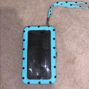 phone and wallet wristlet!